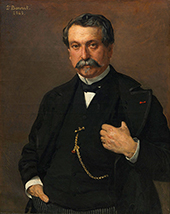 Portrait of Jean Leglise By Leon Bonnat