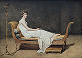 Portrait of Madame Recamier By Jacques-Louis David