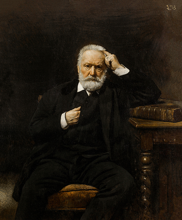 Portrait of Victor Hugo by Leon Bonnat | Oil Painting Reproduction