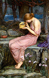 Psyche Opening the Golden Box 1903 By John William Waterhouse