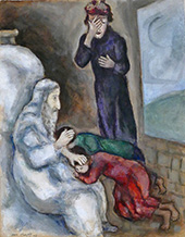 Blessing of Ephraim and Manasseh 1931 By Marc Chagall