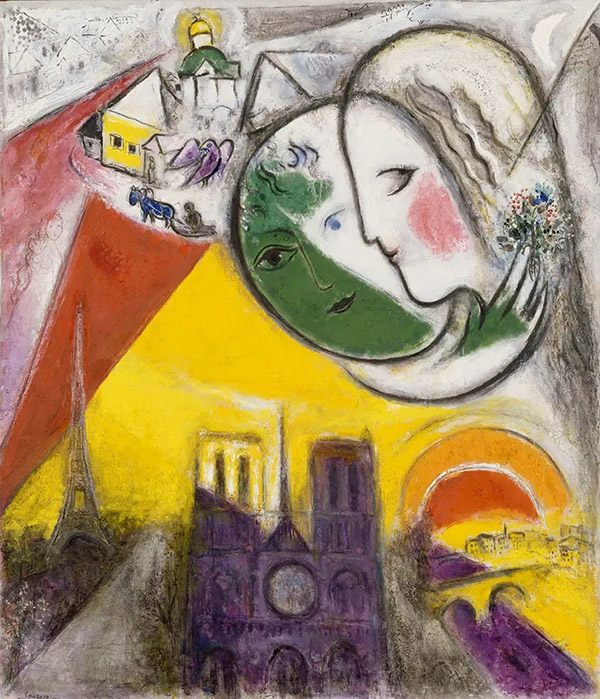 Sunday 1954 by Marc Chagall | Oil Painting Reproduction