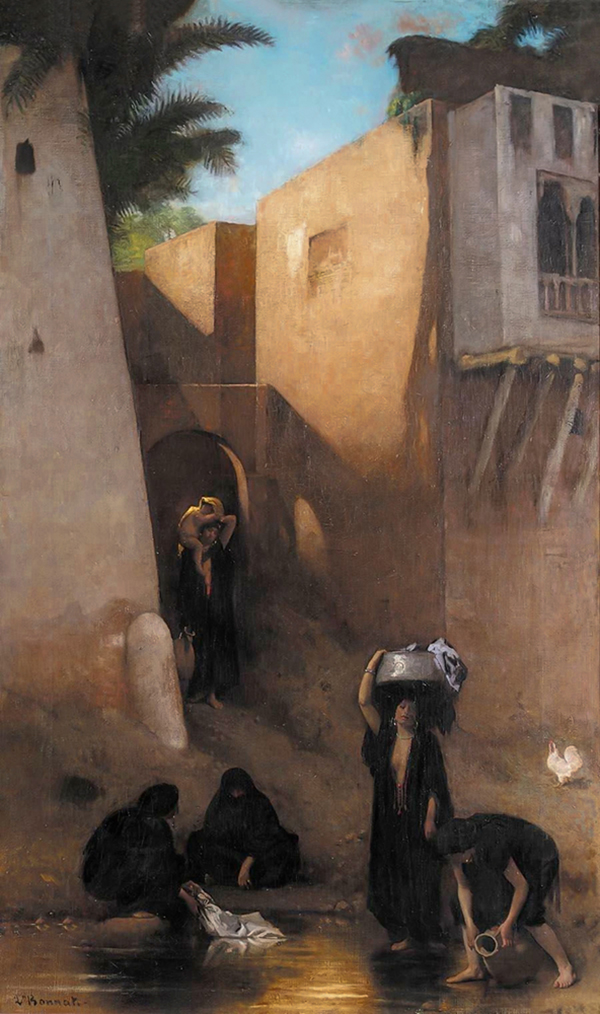 Women Fellahs at the Washhouse Cairo | Oil Painting Reproduction