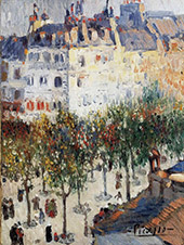 The Boulevard De Clichy 1901 By Pablo Picasso