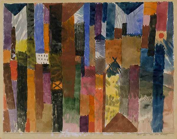 Before the Town 1915 by Paul Klee | Oil Painting Reproduction