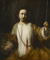 Lucretia By Rembrandt Van Rijn