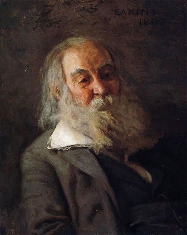 Portrait of Walt Whitman by Thomas Eakins | Oil Painting Reproduction