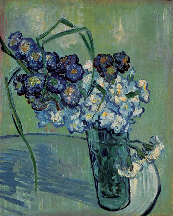 Glass with Carnations 1890 by Vincent van Gogh | Oil Painting Reproduction