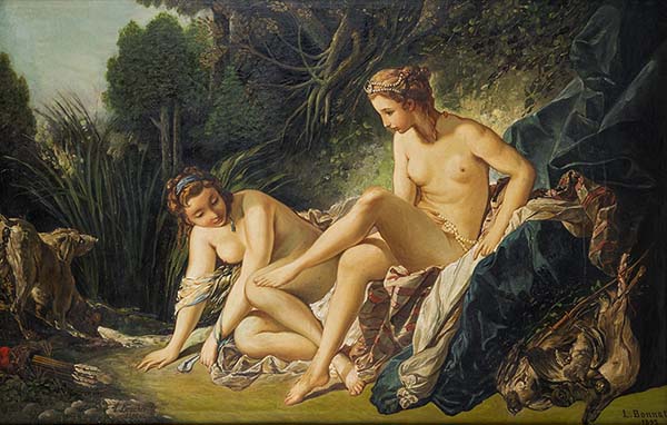 Diana After the Bath by Leon Bonnat | Oil Painting Reproduction