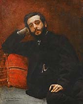 Portrait of Adrien Barthe By Leon Bonnat