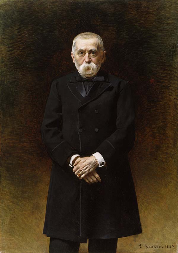 Portrait of William T. Walters by Leon Bonnat | Oil Painting Reproduction