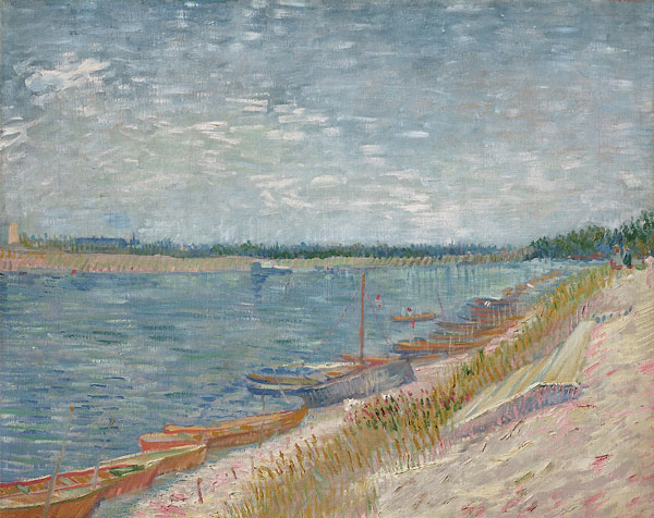 The Anchored Boats by Vincent van Gogh | Oil Painting Reproduction