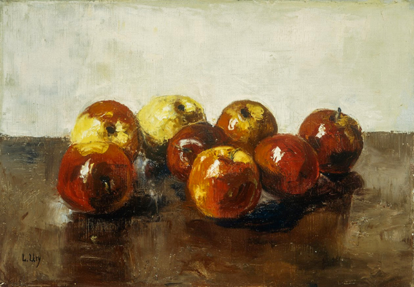 A Still Life of Apples by Lesser Ury | Oil Painting Reproduction