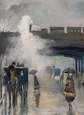 Berlin Alexanderplatz By Lesser Ury