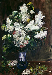 Lilac Bouquet By Lesser Ury