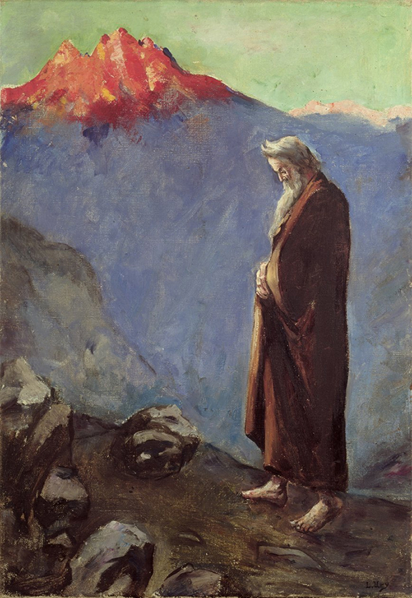 Moses Approaching Mt. Sinai by Lesser Ury | Oil Painting Reproduction