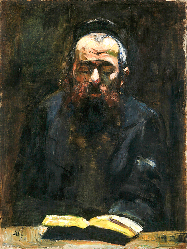 Praying Jew by Lesser Ury | Oil Painting Reproduction