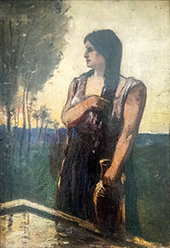 Rebecca at the Well By Lesser Ury