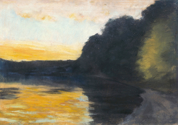 Sea Landscape with the Setting Sun | Oil Painting Reproduction