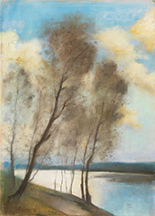 A Pear Tree Near Posen By Lesser Ury