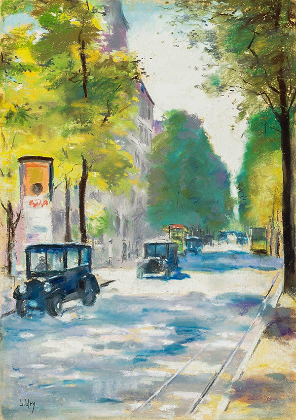 Street Scene by Lesser Ury | Oil Painting Reproduction