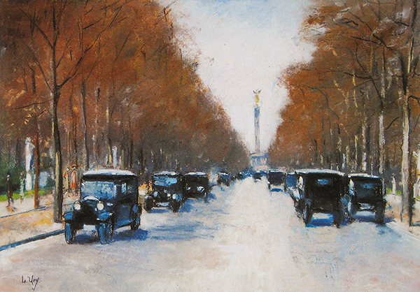 Tiergartenquelle with Victory Column | Oil Painting Reproduction