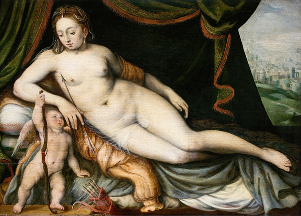 Venus and Cupid by Frans Floris | Oil Painting Reproduction