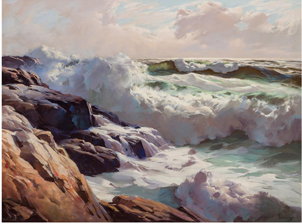 After the Storm by Frederick Judd Waugh | Oil Painting Reproduction