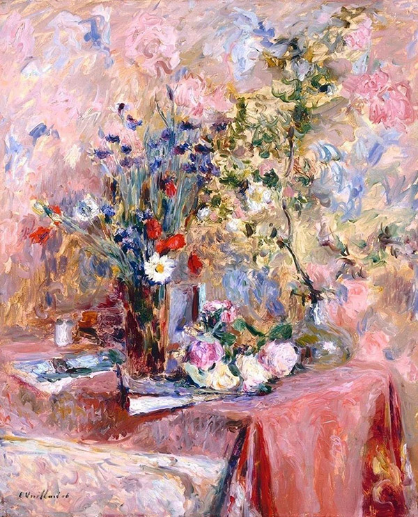 Flowers 1926 by Edouard Vuillard | Oil Painting Reproduction