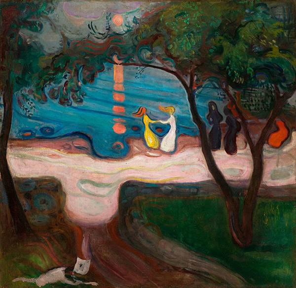 Dance on the Beach 1900 by Edvard Munch | Oil Painting Reproduction