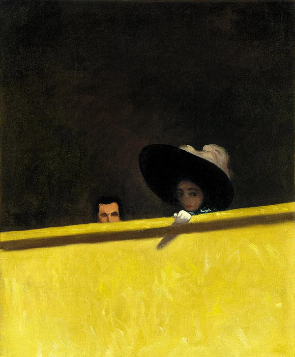 The Theatre Box 1909 by Felix Vallotton | Oil Painting Reproduction