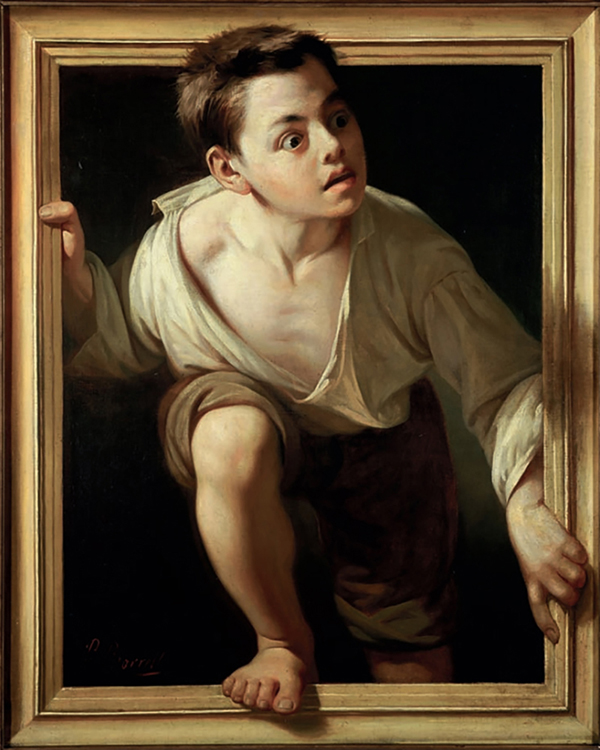 Escaping Criticism by Pere Borrell del Caso | Oil Painting Reproduction