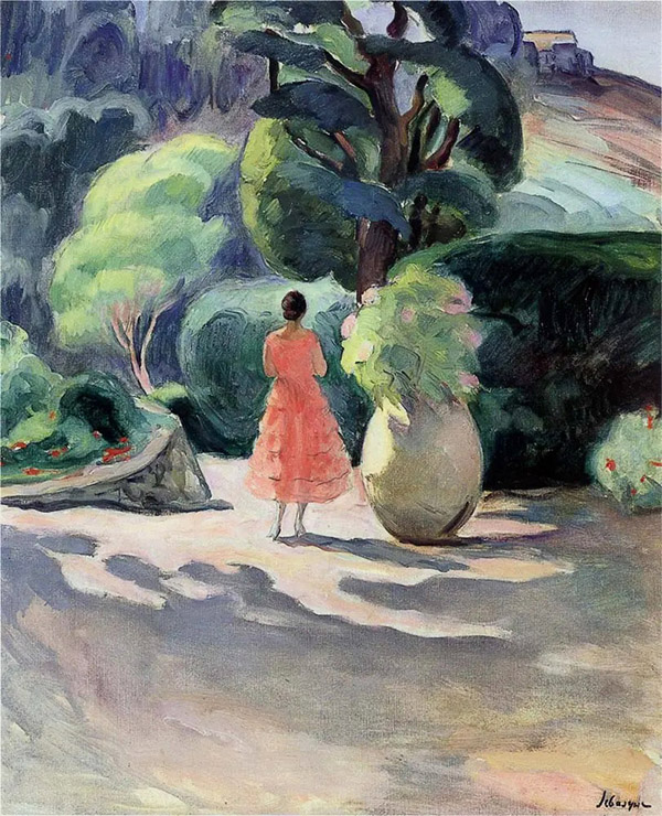 The Alley of Jars at Pradet by Henri Lebasque | Oil Painting Reproduction