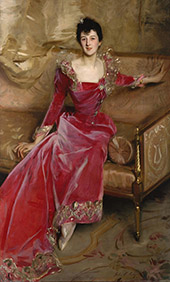 Portrait of Mrs Hammersley By John Singer Sargent