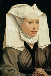 Portrait of a Woman with Winged Bonnet By Rogier van der Weyden