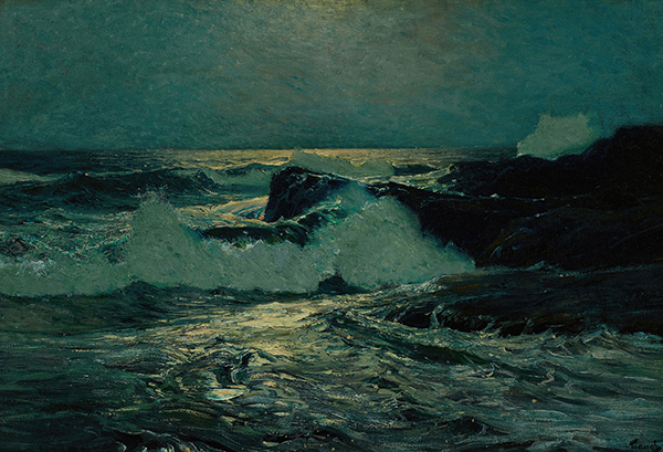 Early Moonrise by Frederick Judd Waugh | Oil Painting Reproduction