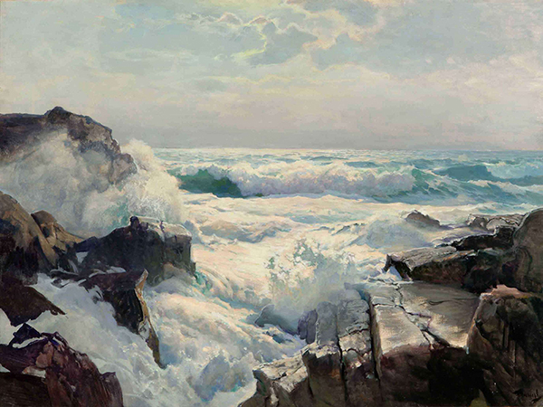 On the Maine Coast by Frederick Judd Waugh | Oil Painting Reproduction