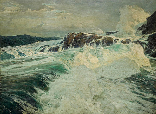 Roaring Main by Frederick Judd Waugh | Oil Painting Reproduction