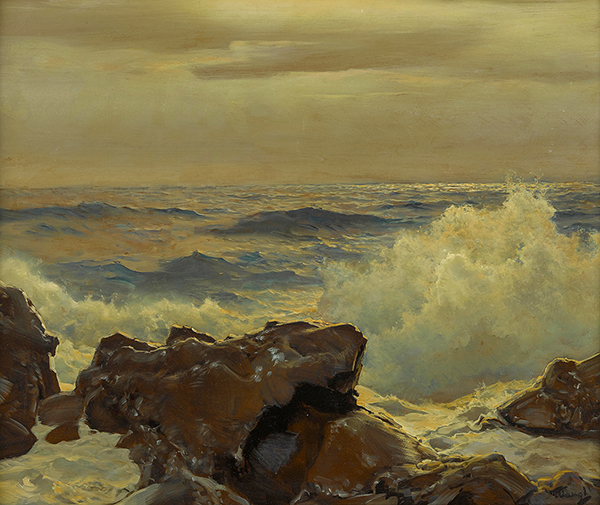 Salt Glitter by Frederick Judd Waugh | Oil Painting Reproduction