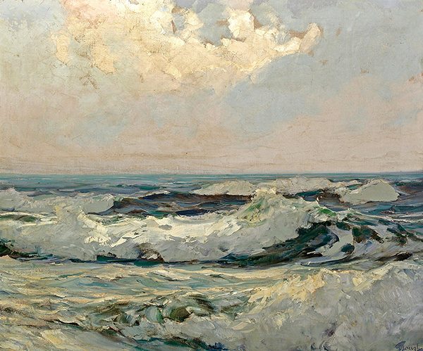 Seascape 1925 by Frederick Judd Waugh | Oil Painting Reproduction