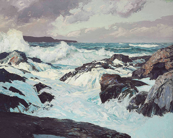 Sou Wester by Frederick Judd Waugh | Oil Painting Reproduction