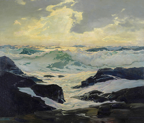 Surf 1929 by Frederick Judd Waugh | Oil Painting Reproduction