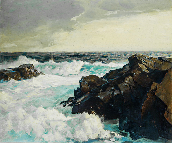 The Coastal Beauty of High Tide | Oil Painting Reproduction