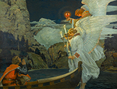 The Knight of the Holy Grail By Frederick Judd Waugh