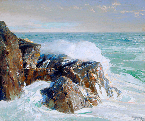 The Rocky Point by Frederick Judd Waugh | Oil Painting Reproduction