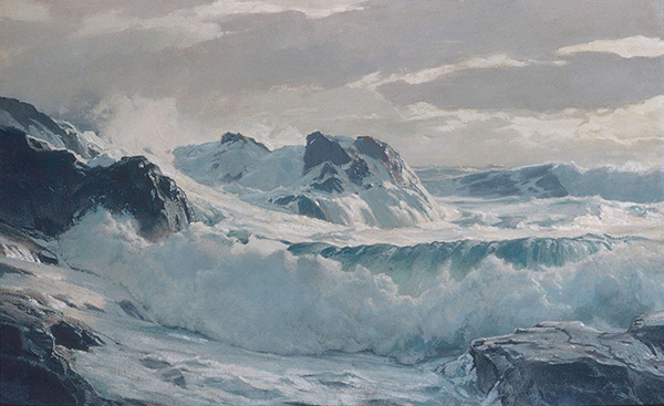 Wild Weather by Frederick Judd Waugh | Oil Painting Reproduction