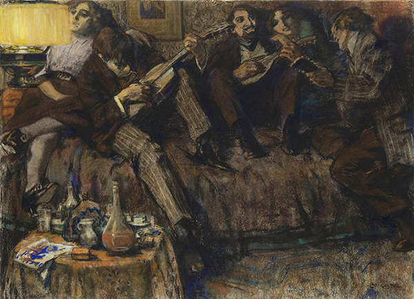 Boheme 1910 by Leo Gestel | Oil Painting Reproduction