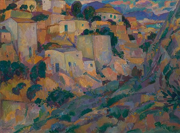 Evening on Mallorca by Leo Gestel | Oil Painting Reproduction