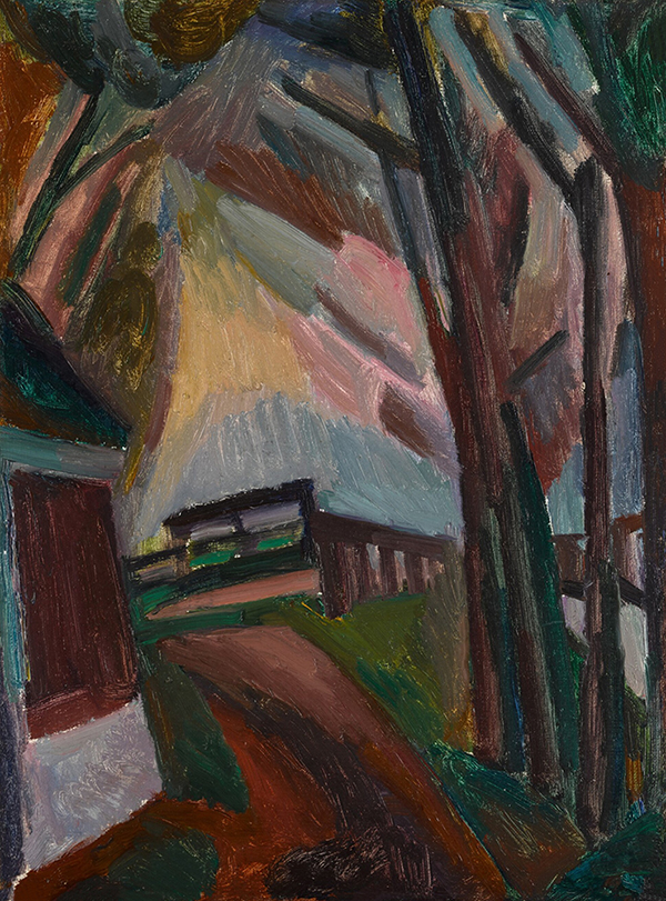 Landschap Bergen by Leo Gestel | Oil Painting Reproduction