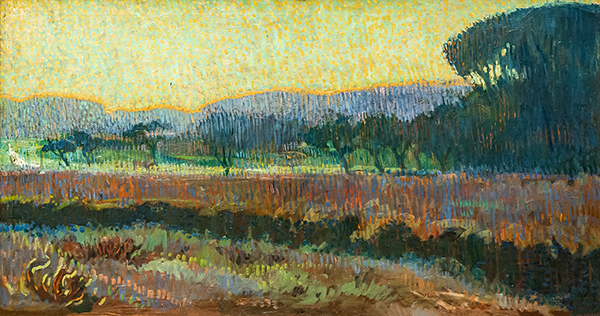 Valley with Trees by Leo Gestel | Oil Painting Reproduction